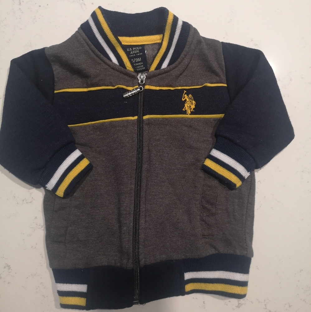 💛polo U. S baby varsity jacket